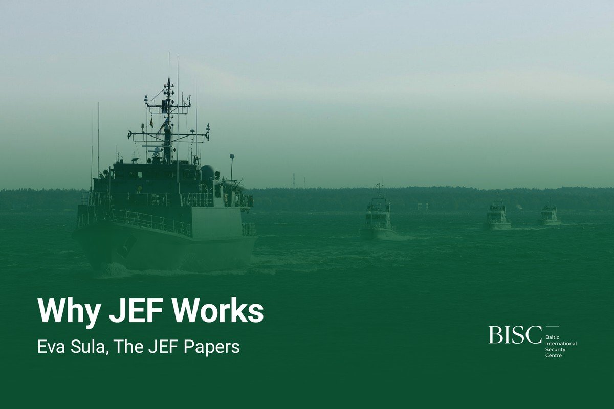 An Estonian ship and Royal Navy patrol vessels in Tallinn Bay during exercise TARASSIS